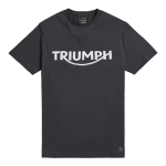 Triumph Bamburgh Embroidered Logo Black T- Shirt