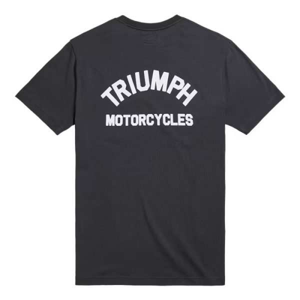 Triumph Ditchling Jet Black Pocket Tee