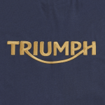 Triumph Bamburgh Embroidered Logo Navy Blue T- Shirt