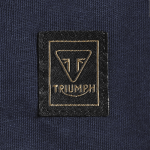 Triumph Bamburgh Embroidered Logo Navy Blue T- Shirt